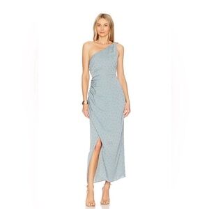 FREE SHIPPING Favorite Daughter Singles Table Maxi Dress in slate blue